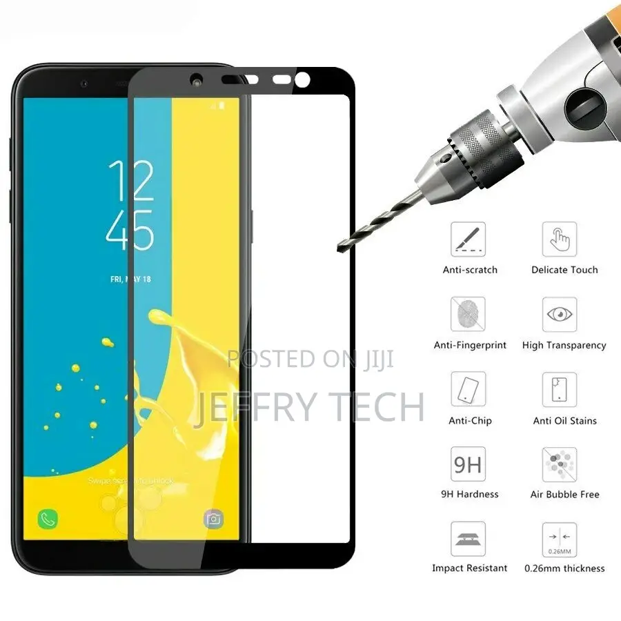 Glass 9d for Samsung Galaxy J6 2018 Total Protection