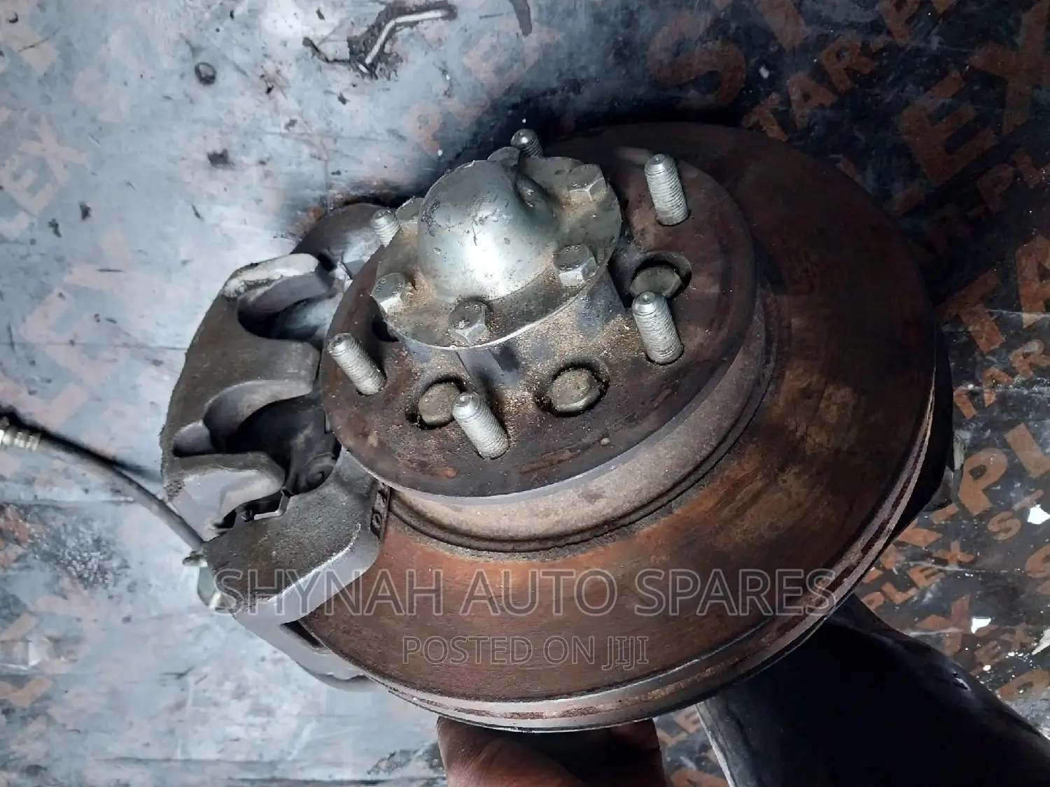 Hub Complete With Disc and Caliper Dmax New Model