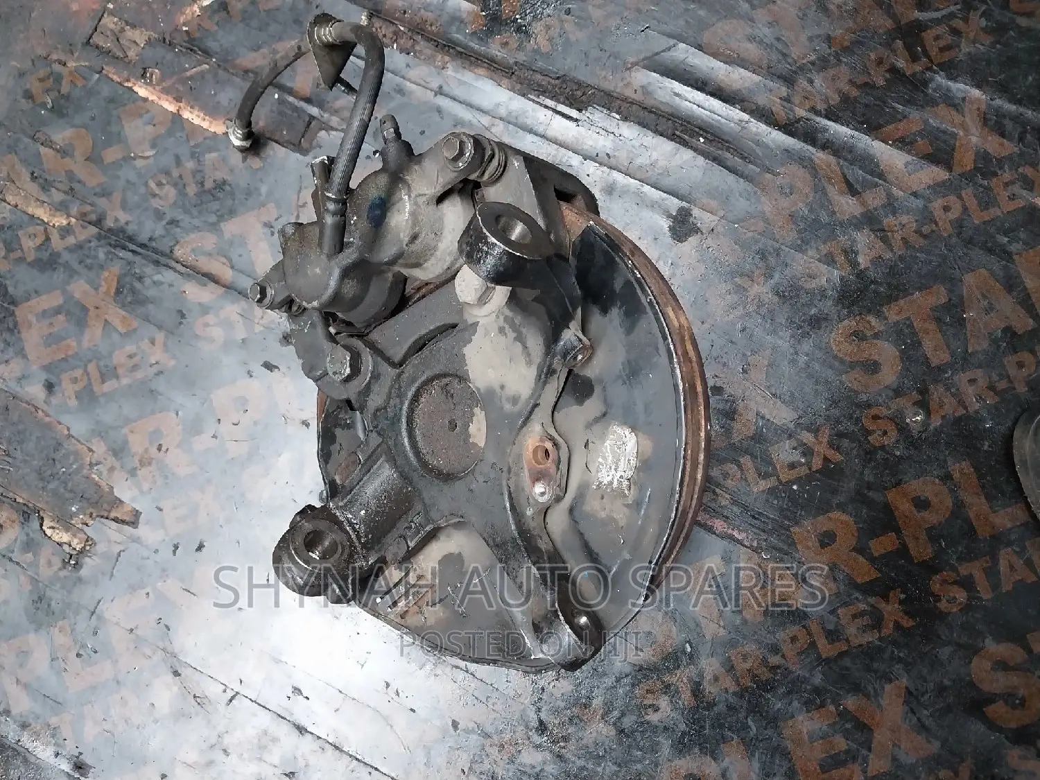 Hub Complete With Disc and Caliper Dmax New Model