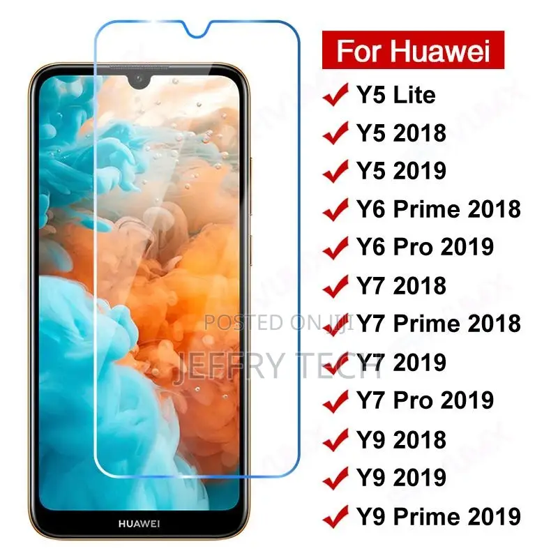 Glass for Huawei Y5 Y6 Y7 Y9 Prime 2018 Tempered Glass Y5 Li