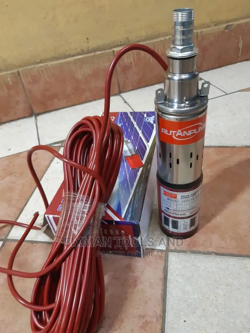 DC Solar Submersible Pump, 50 M Head, 1500 Ltr/Hr, 250 Watts