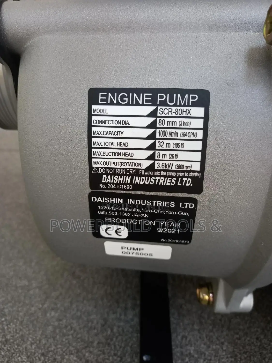 Honda Petrol Water Pump 3"(Scr80hx)