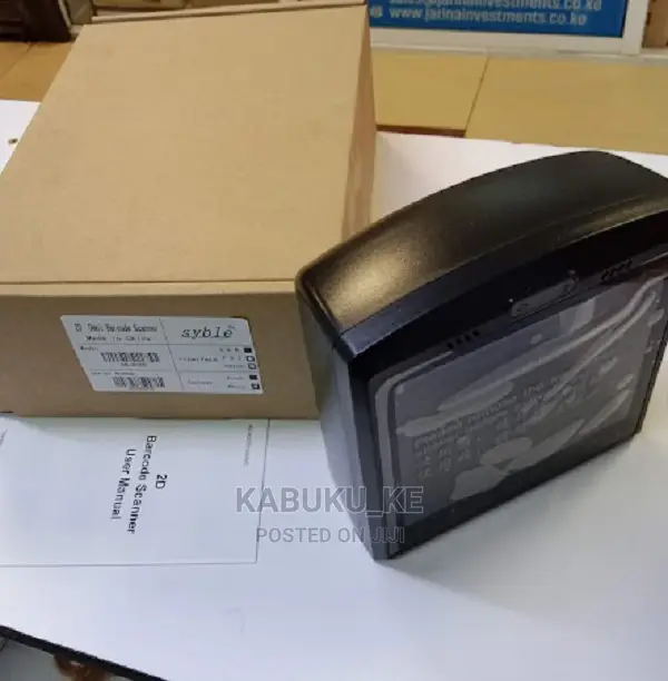 Durable 1D 2D Table Mount Laser Barcode Scanner
