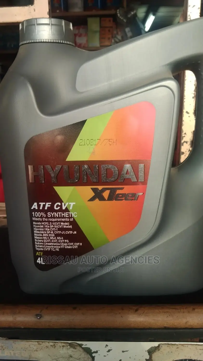 Hyundai Xteer CVT Fluid 100 Synthetic.