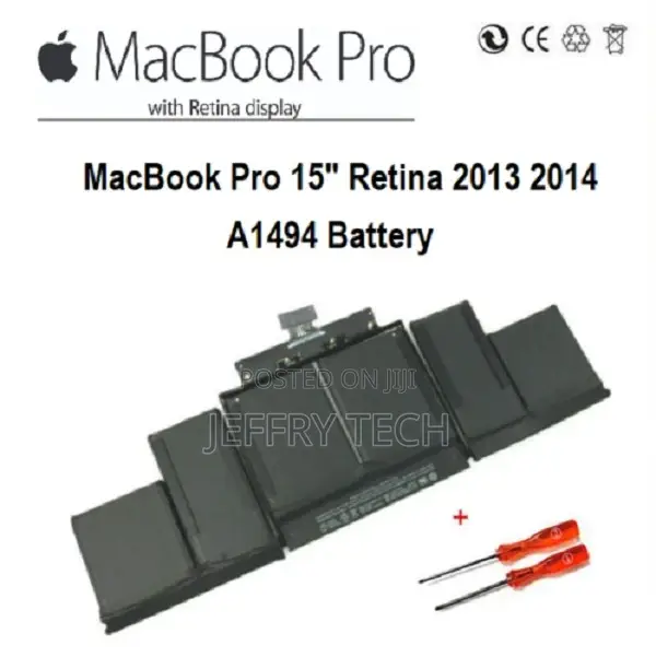 Apple Macbook Pro 15" Retina 2013 2014 A1494 Battery 8440mah