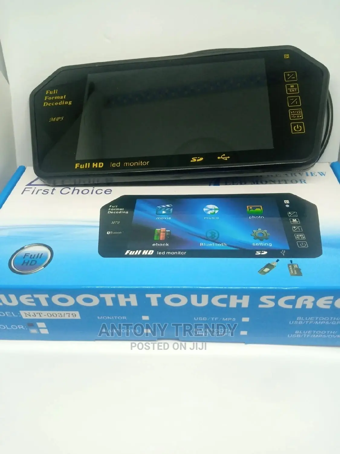 Bluetooth Music Screen Touch