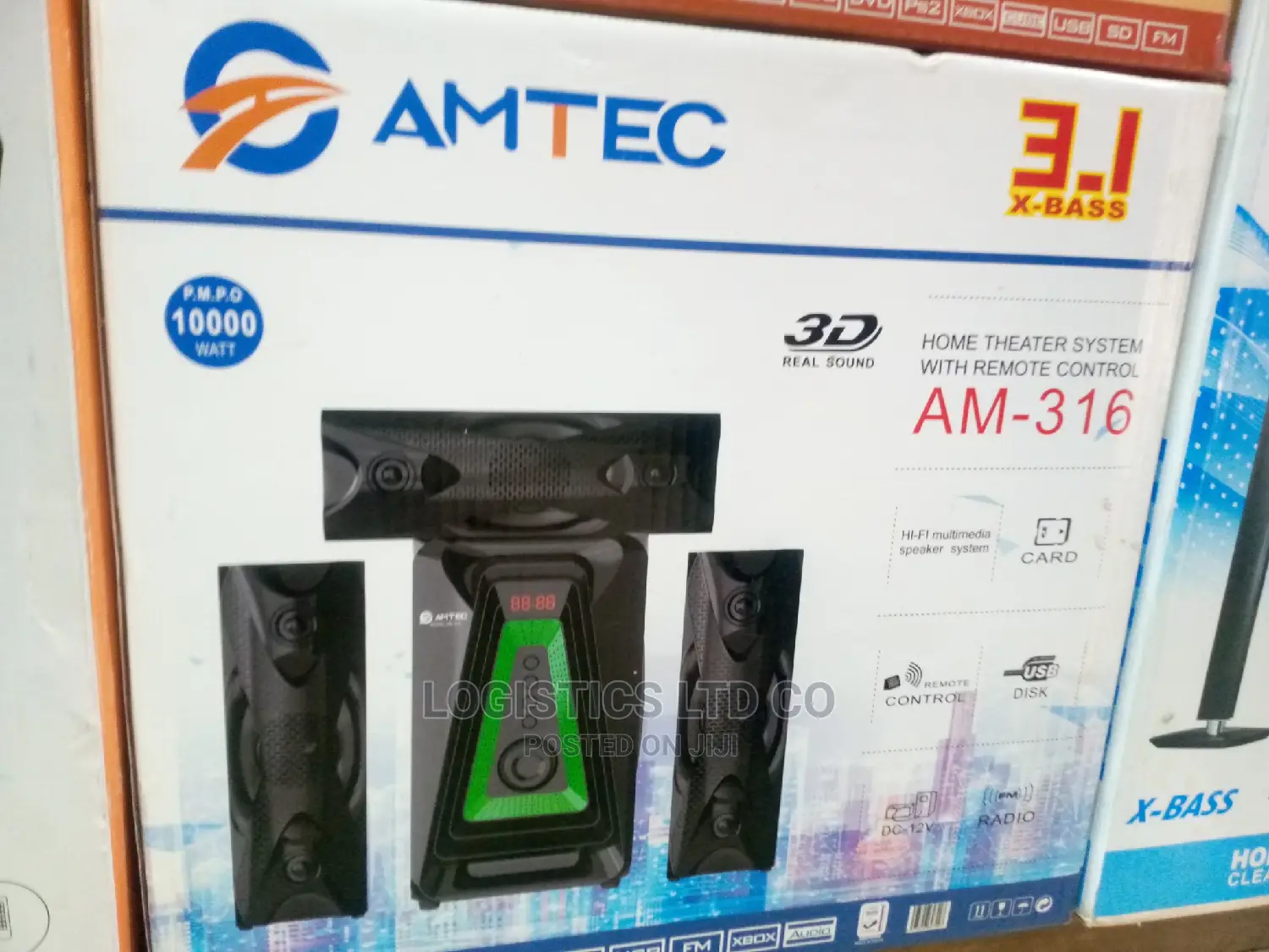 Amtec 316 3.1 CH Multimedia System Fm,Usb,Bt