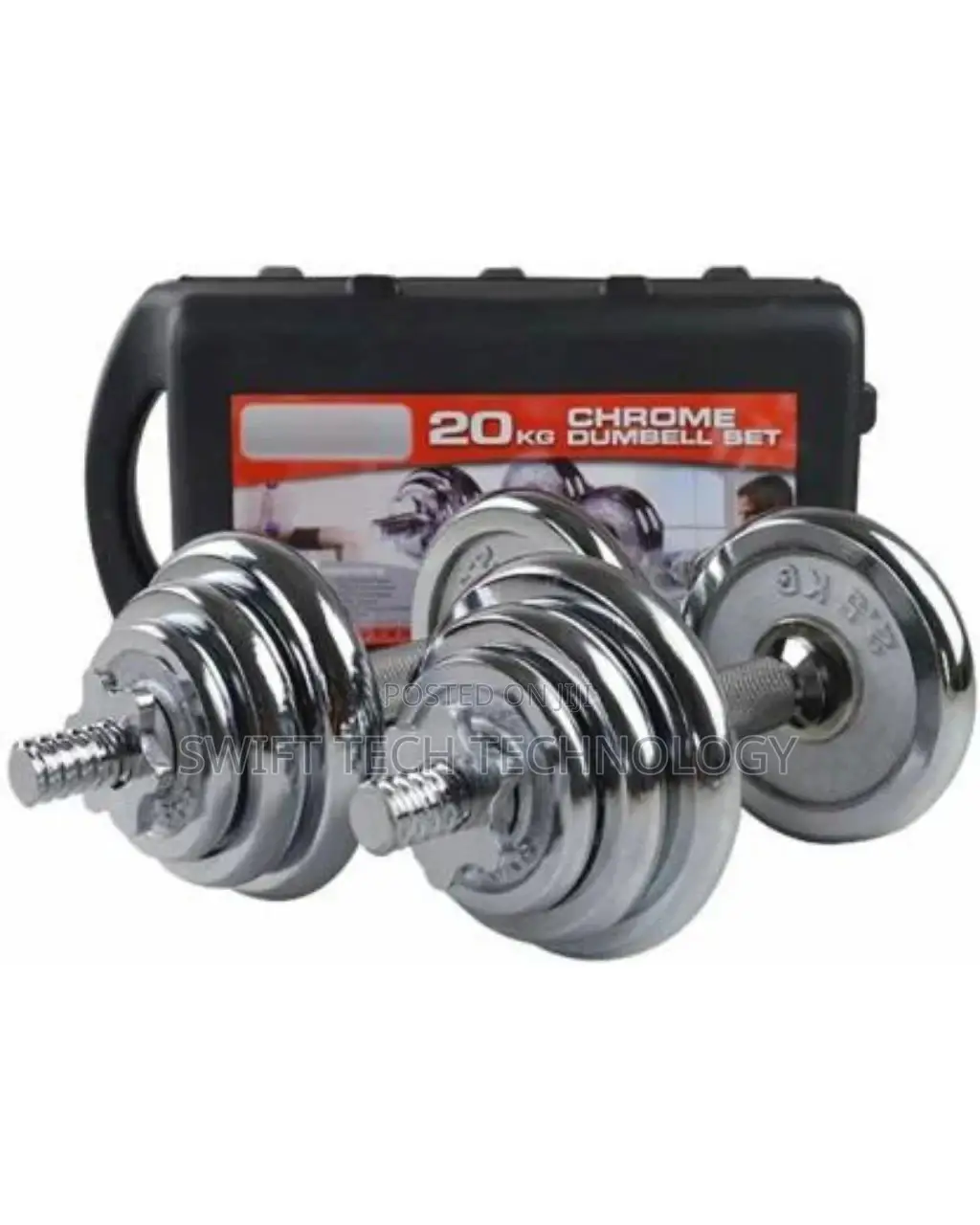 Chrome 20kg Dumbbell