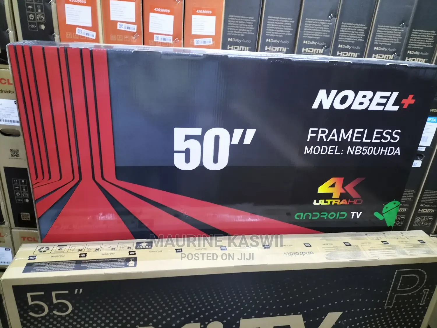 Nobel 50 Smart Android TV Frameless