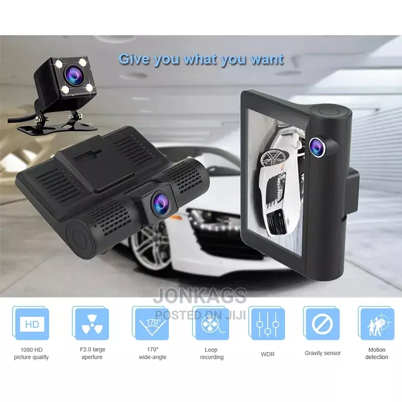 4 Inches HD Car DVR Camera