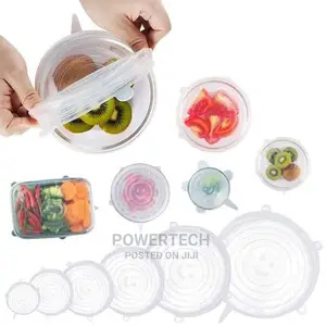6 Psc Silicone Food Cover