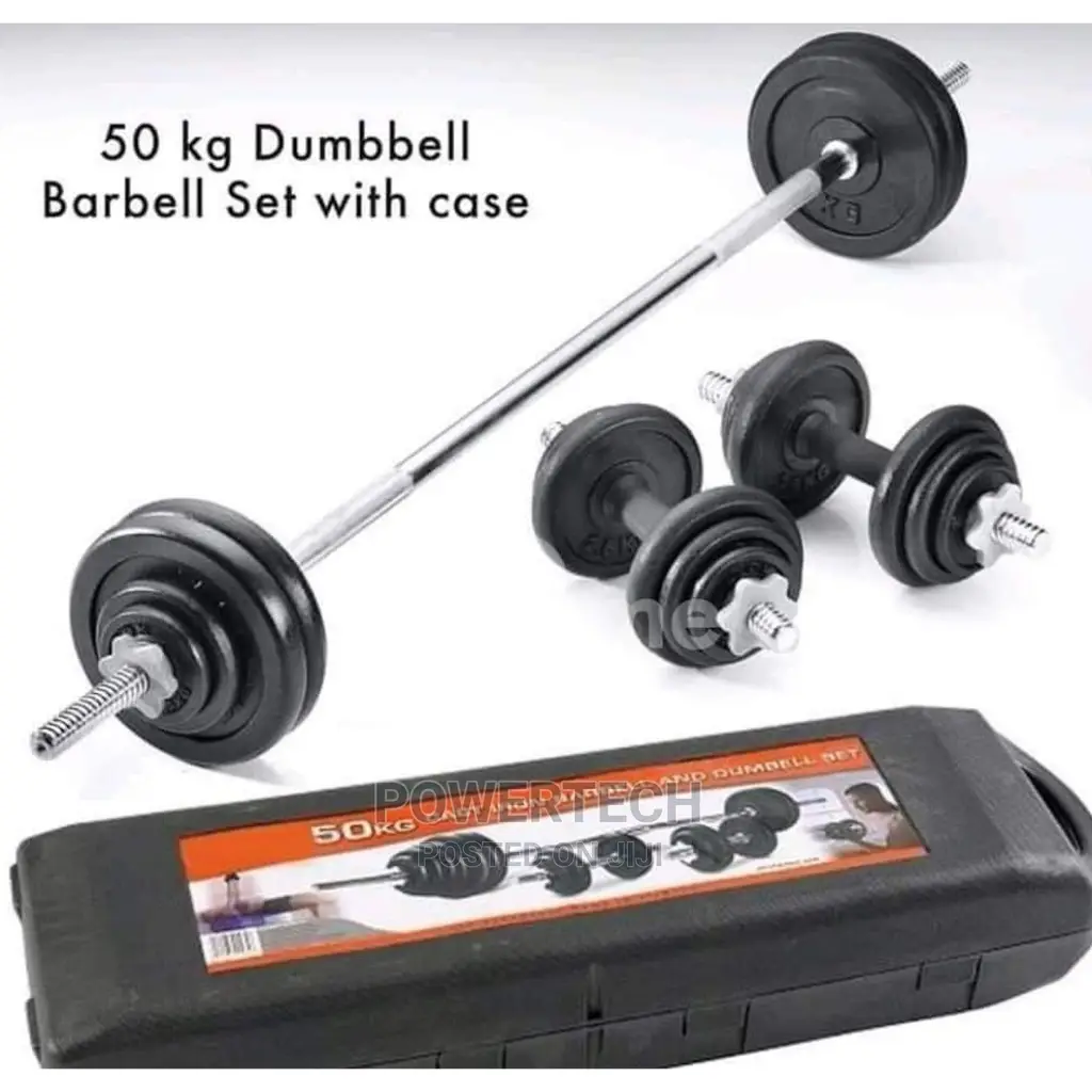 *50kg Barbell and Dumbbell Set*