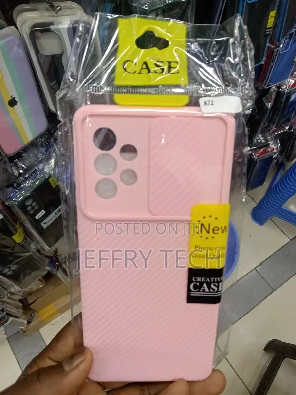Slide Camera Lens Protection Case for Samsung Galaxy A72