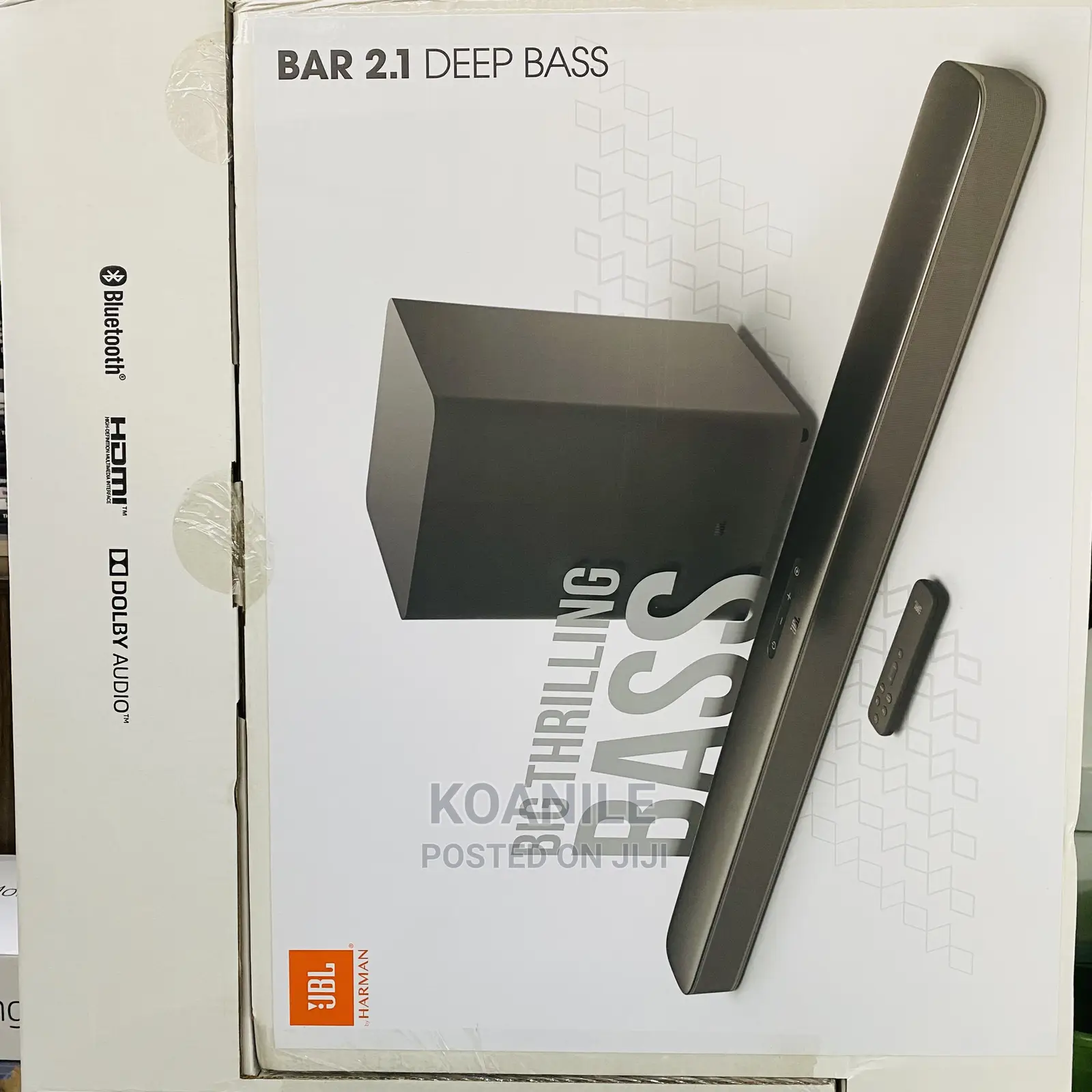 JBL Bar 2.1-channel Soundbar With Wireless Subwoofer