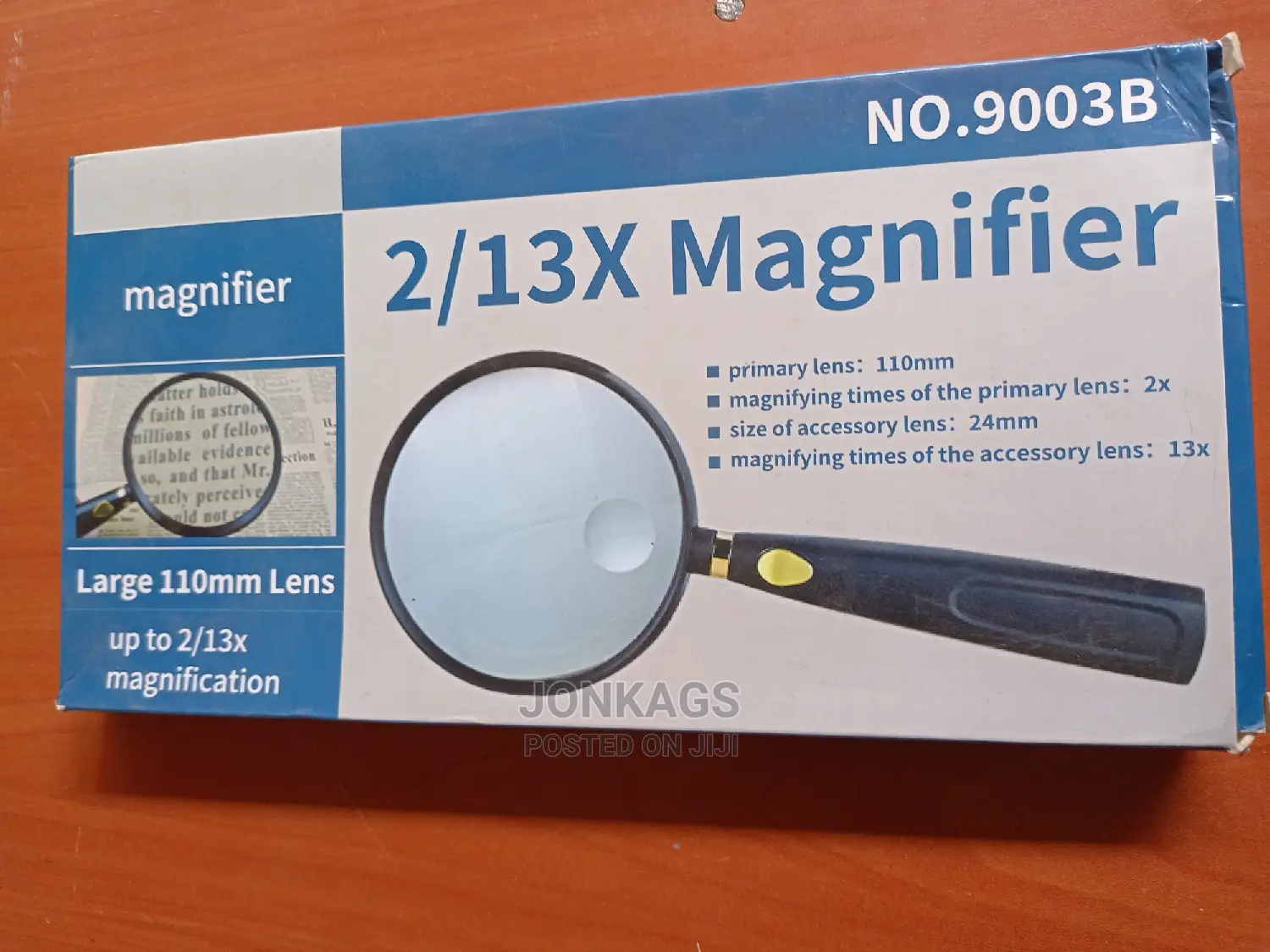 2 In 1 Magnifying Glass 110mm Wide