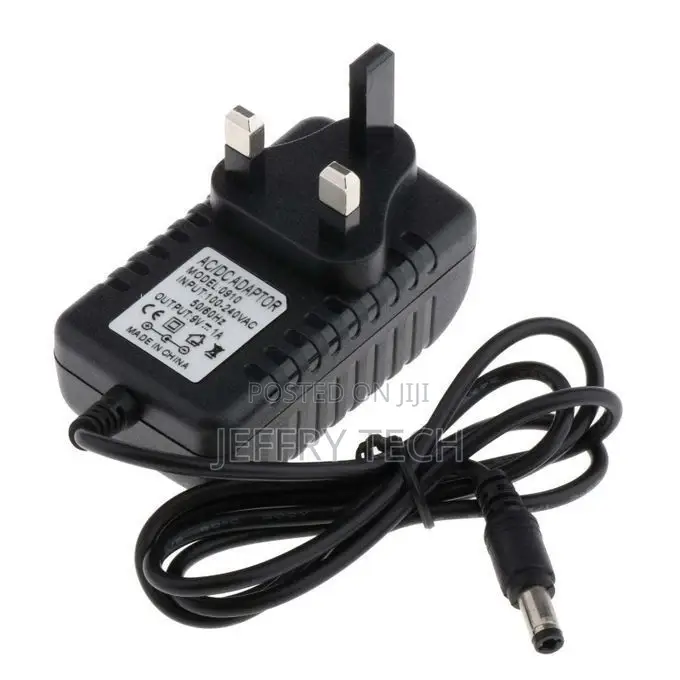 9V AC/DC Power Adapter Charger 4 Way Cable Cords