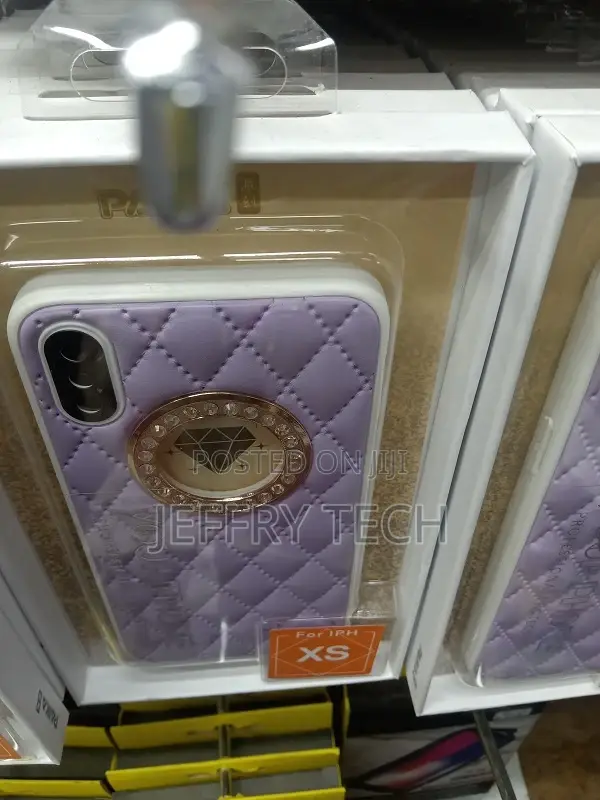 Glitter Diamond Leather Texture Shockproof for I Phone Xs