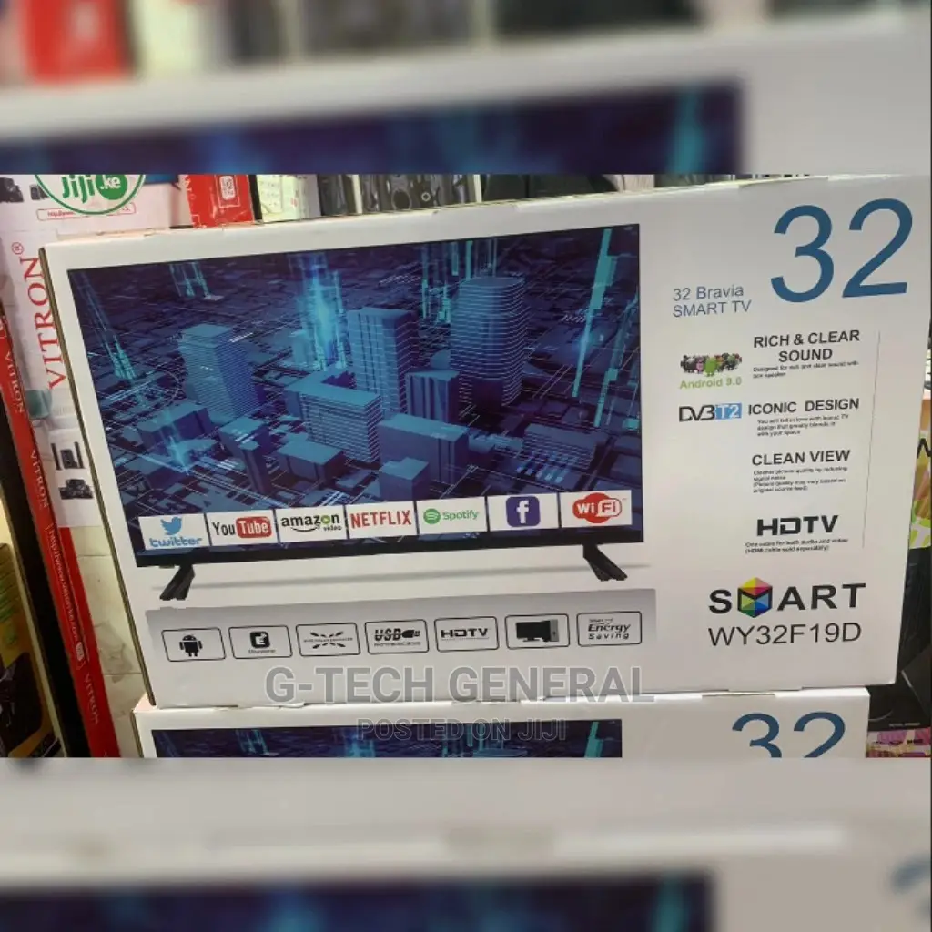 Wyinix 32inch Smart Android Youtube Netflix Connectivity