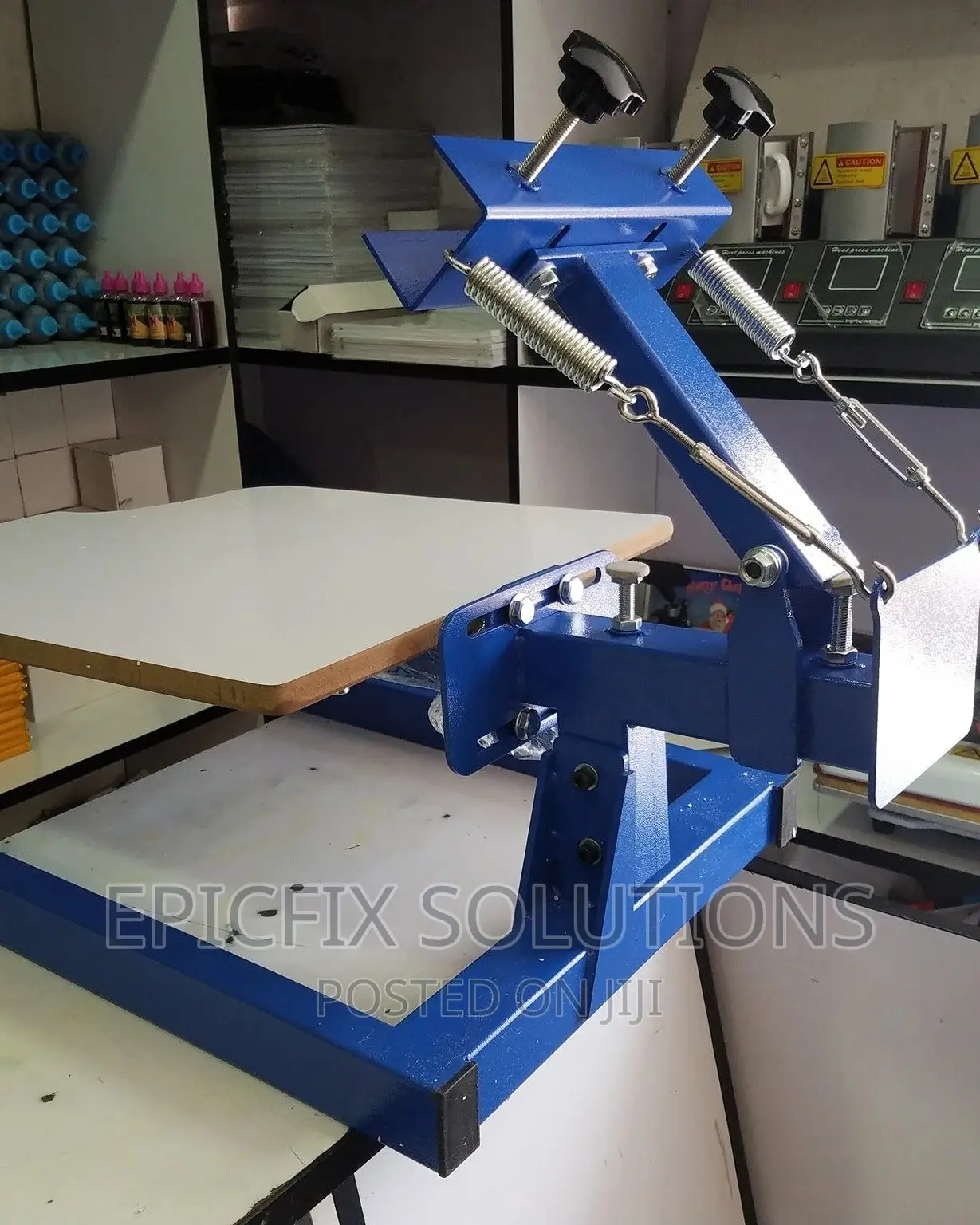 1 Color 1 Station Screen Printer and Make Money From T-Shir