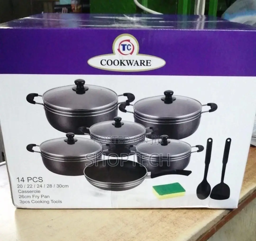 14 Pieces TC Cookware Set