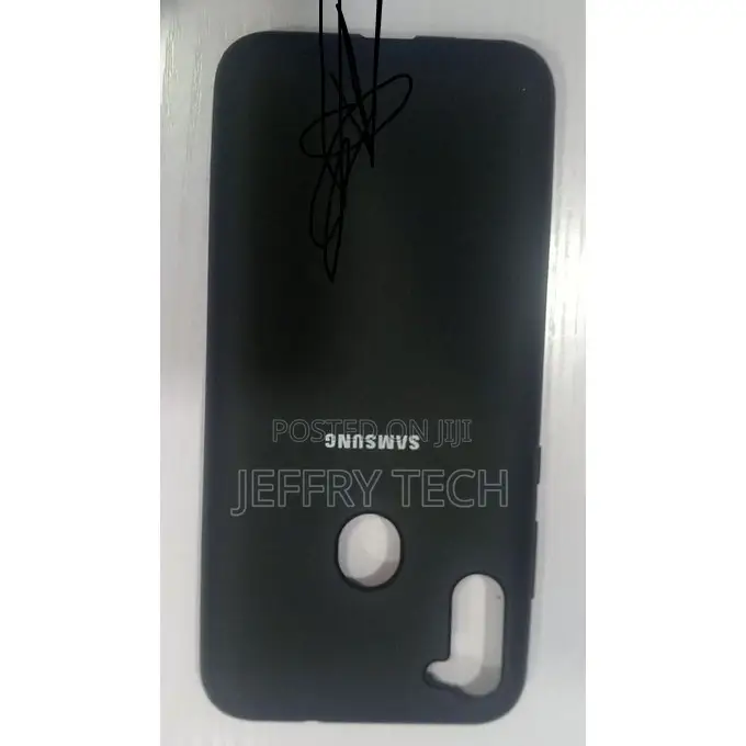 Samsung Galaxy M11/A11 (OUBAN)Silicone Back Case - Black