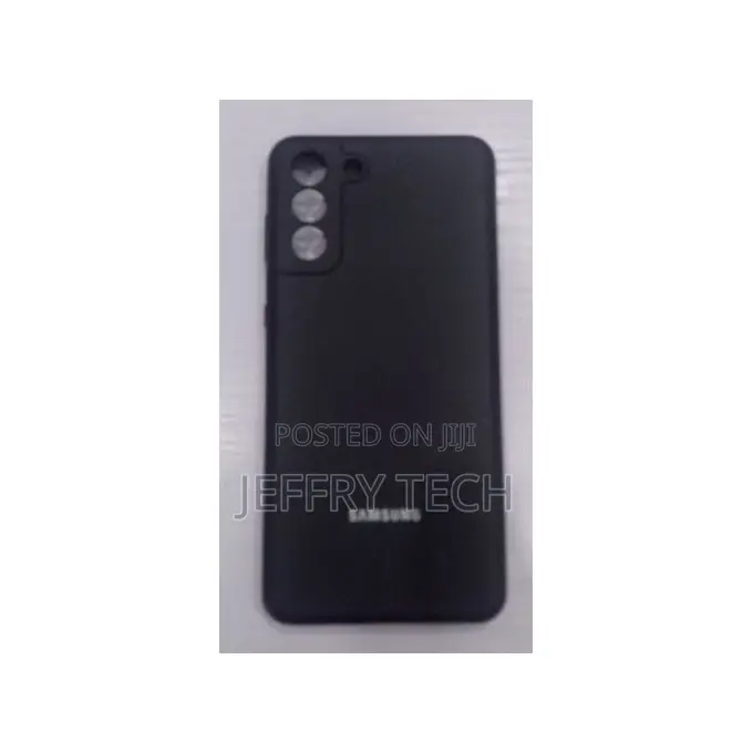 Samsung Galaxy S21+ Silicone With Screenguard Backcase Black