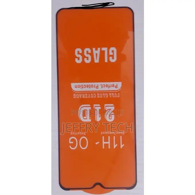 Tecno Spark 7p Tempered Glass Screen Protector - Black
