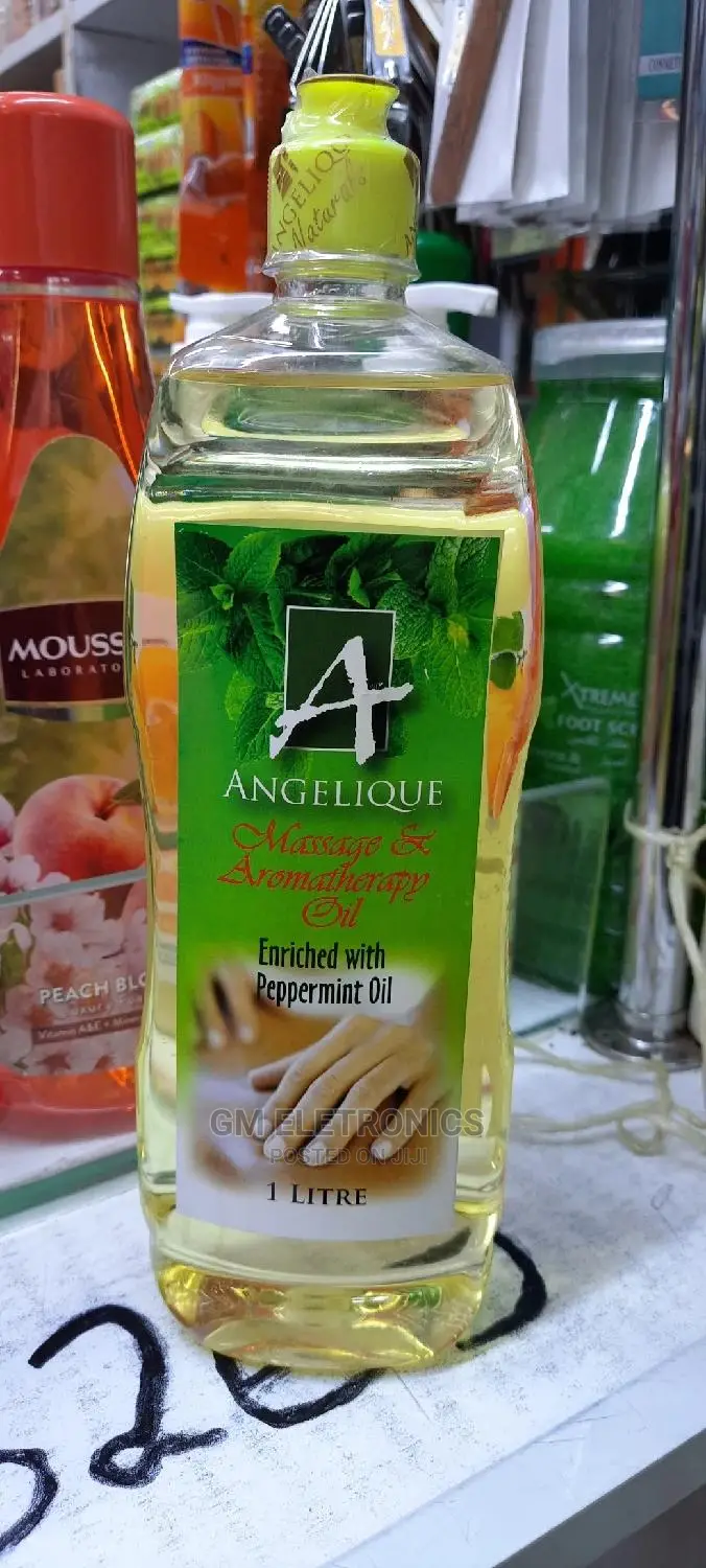 Angelique Massage Oil Enriched With Peppermint Oil.1L