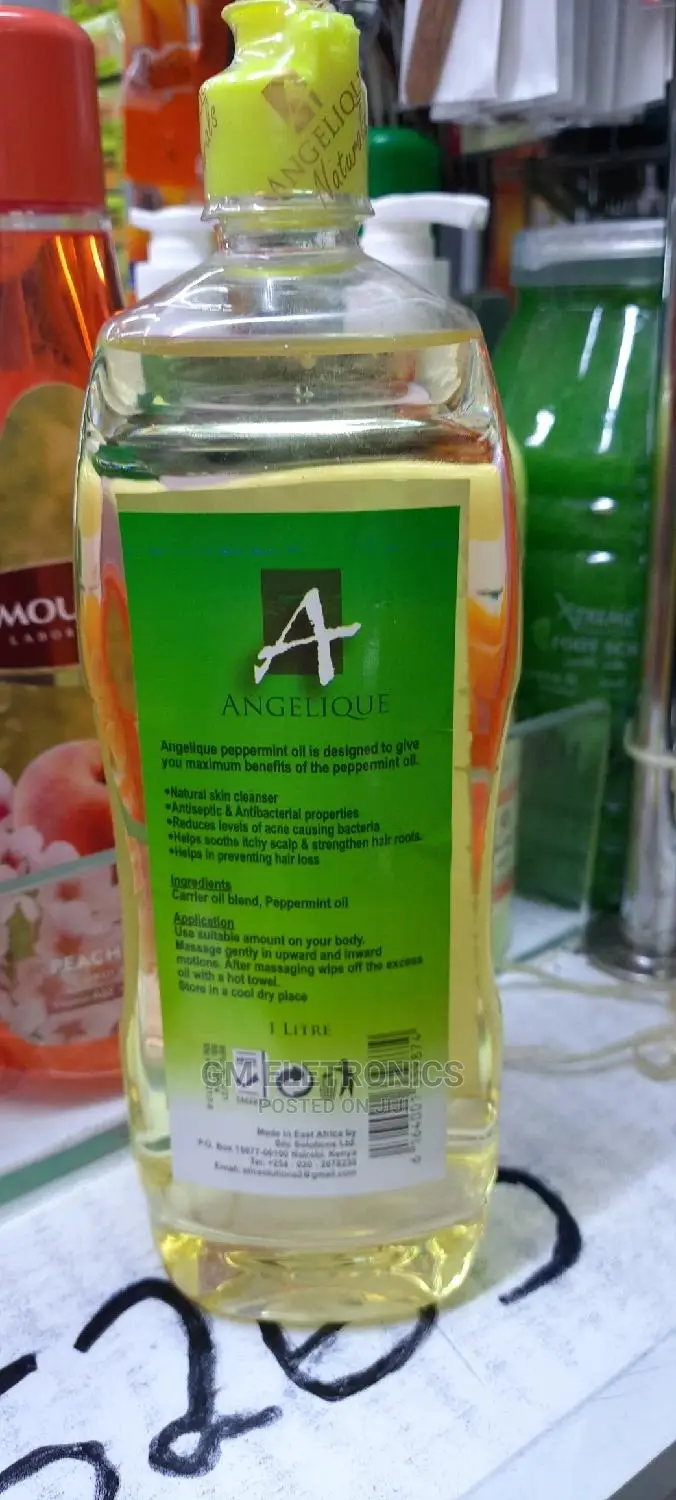 Angelique Massage Oil Enriched With Peppermint Oil.1L
