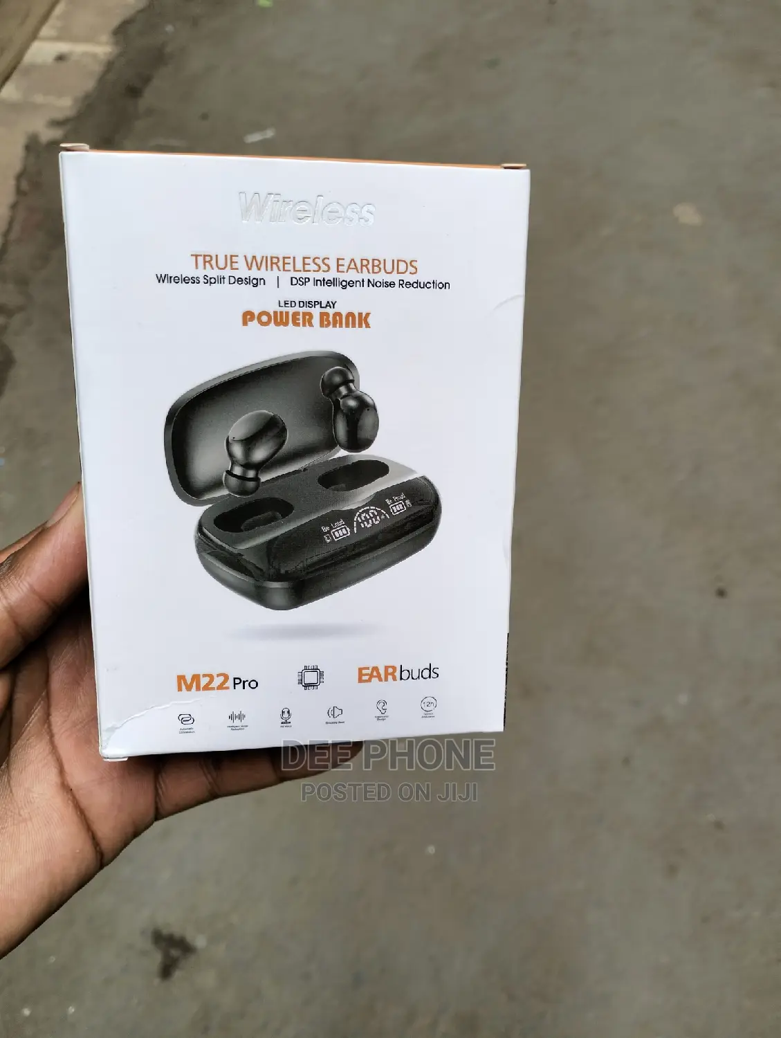 Wireless M22 Pro Bluetooth Earbuds.