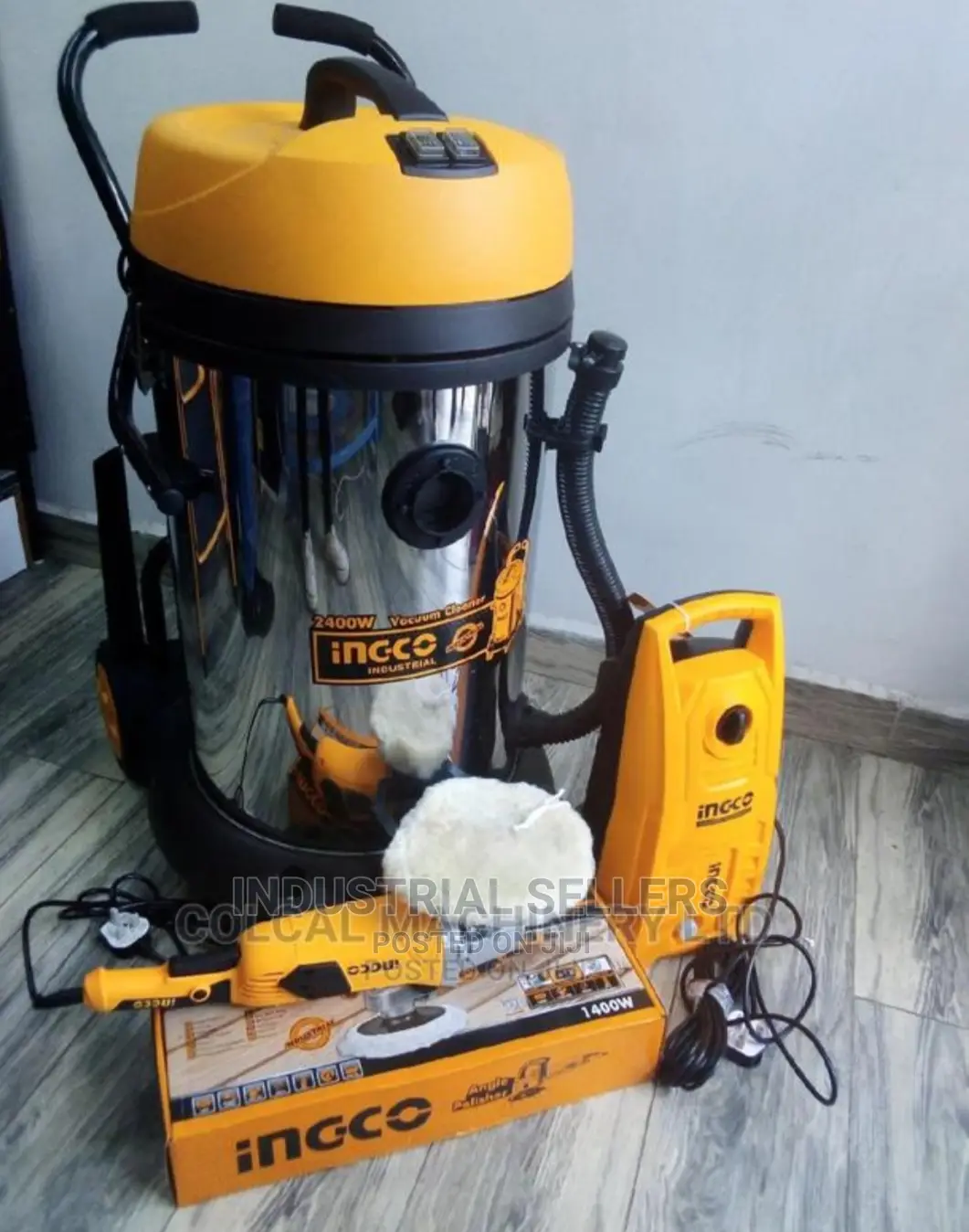 Complete Car Wash Machines Set