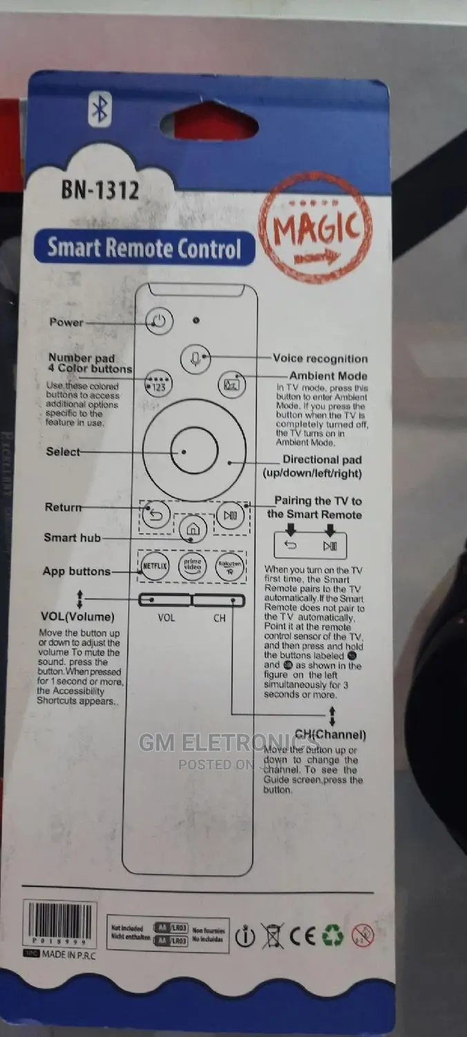 Replacement Samsung Magic Remote With Voice Button.