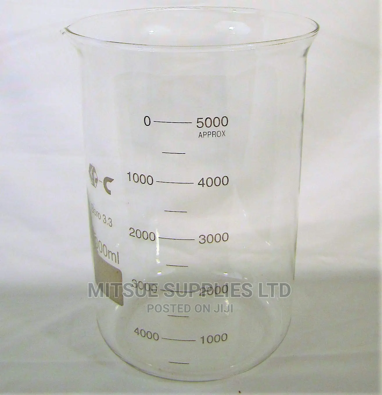 Glass Beaker 2000ml ( Borosil)