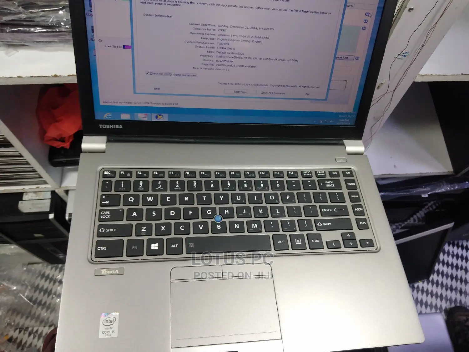 Laptop Toshiba Tecra Z40 8GB Intel Core I5 SSD 256GB