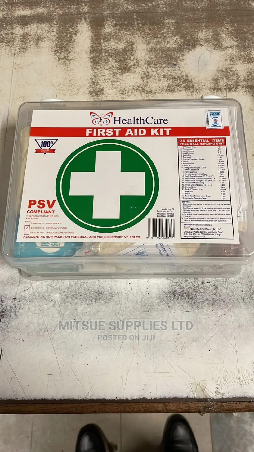 Medium Fully Equipped First Aid Box