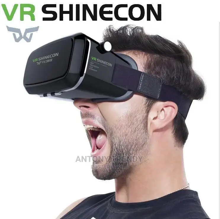 Original Vr Shinecon 6.0 Virtual Reality 3d Glasses Helmet.