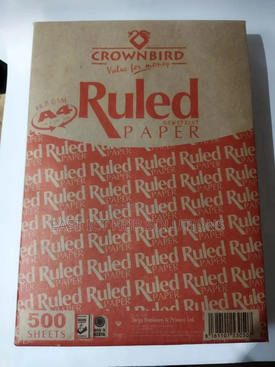 Wide Ruled 8.5 X 11.75-Inch Lined Writing 500PCS