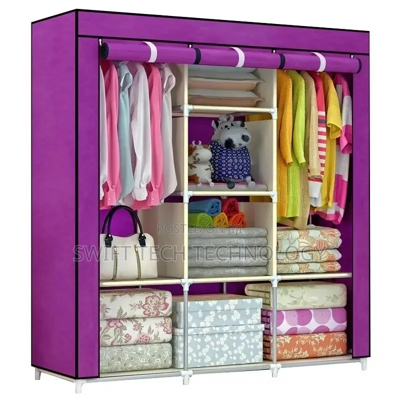 Metallic Wardrobe 3columns