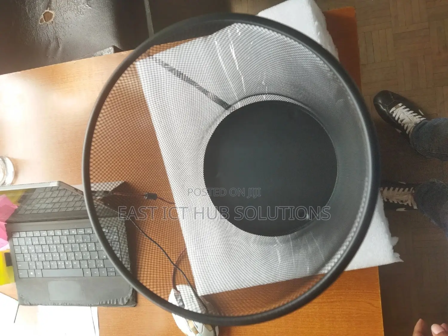 Premium Mesh Dustbin Black