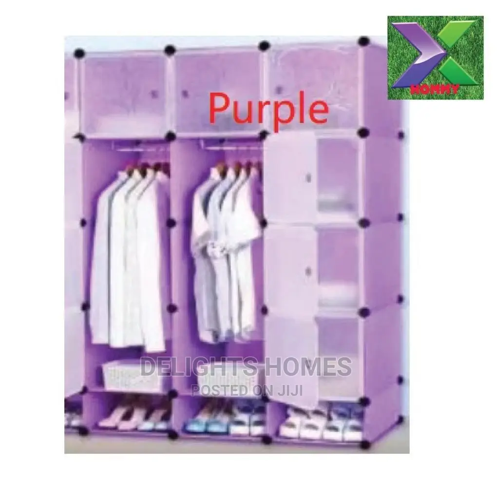 3column Plastic Wardrobe