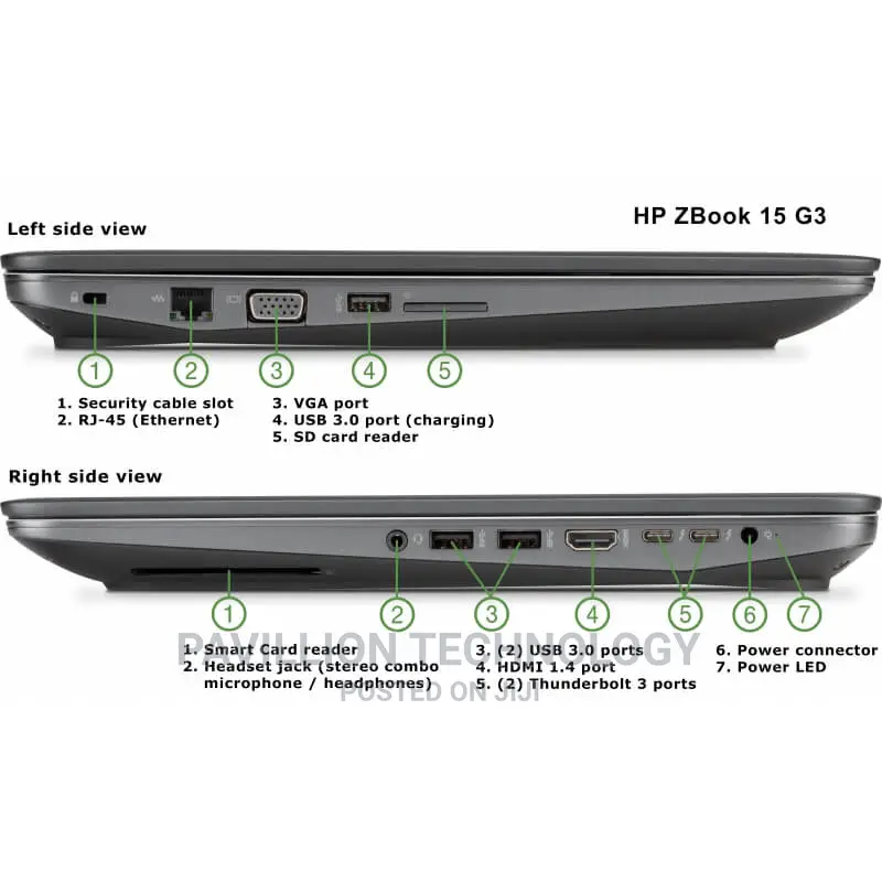Laptop HP ZBook 15 G3 8GB Intel Core I7 SSD 256GB