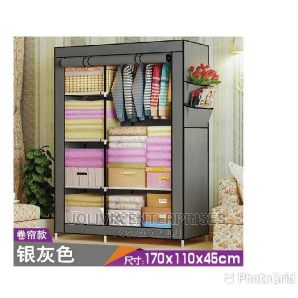 Portable Metallic Wardrobe