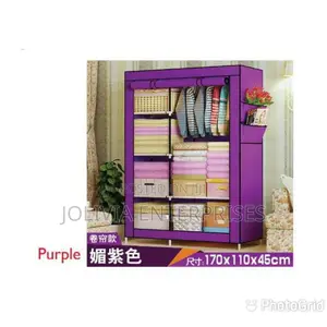 Portable Metallic Wardrobe