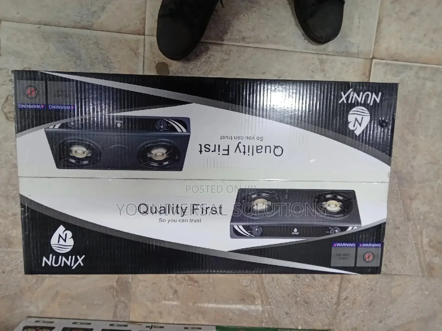 Complete 2 Burner Gas Stove Burner With Pipe+Regulator.