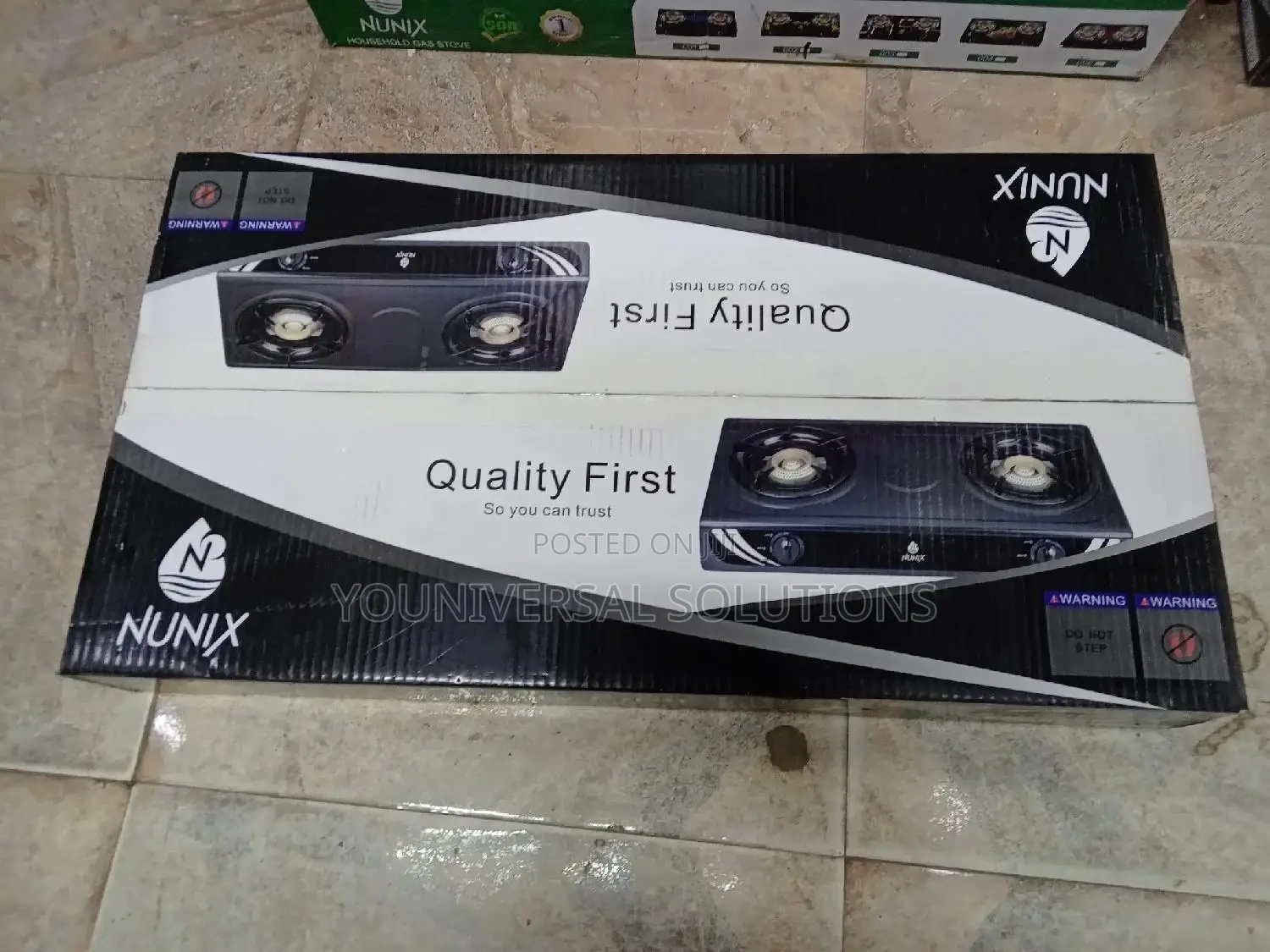 Nunix Stainless Steel Gas Cooker