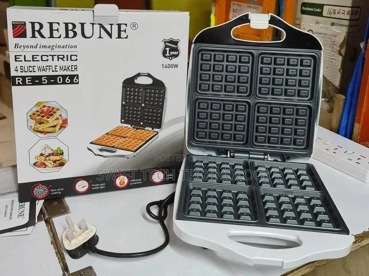 4 Slot Waffle Maker