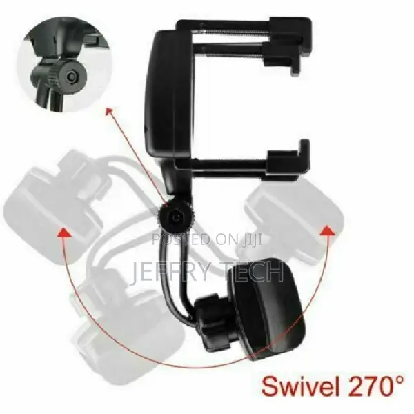 Car Rear-View Mirror Mount Stand Holder Cradle Clip for Cell