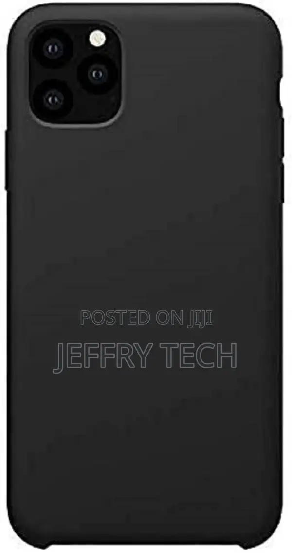 iPhone 11 Silicone Case Back Cover - Black