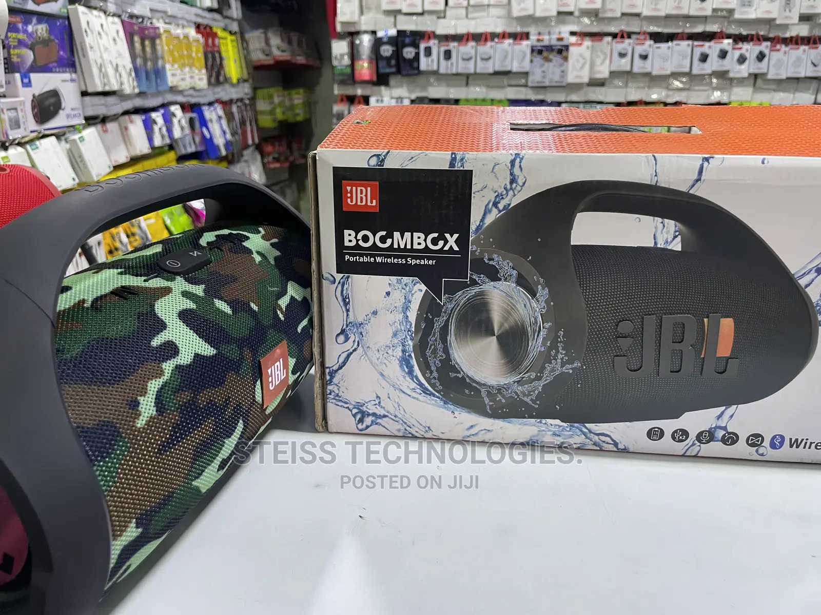 Boombox Bluetooth Speaker.