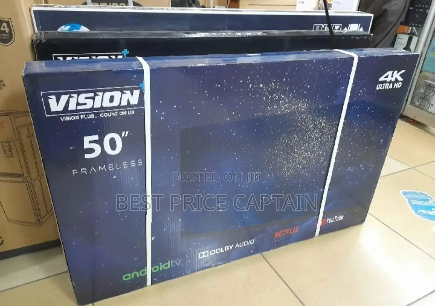 Vision 50 Inches Smart Android Tv.